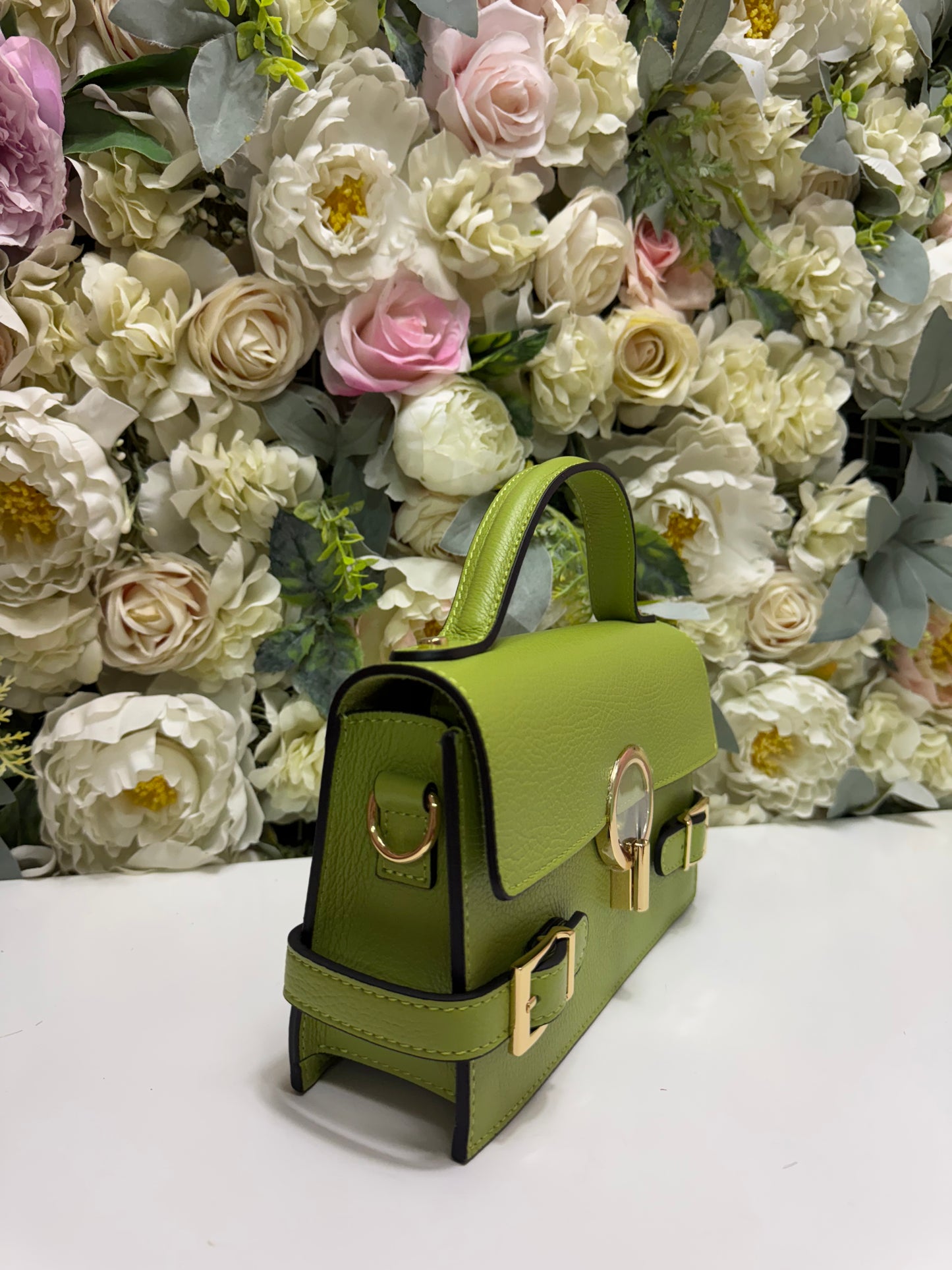 Geanta crossbody din piele naturala