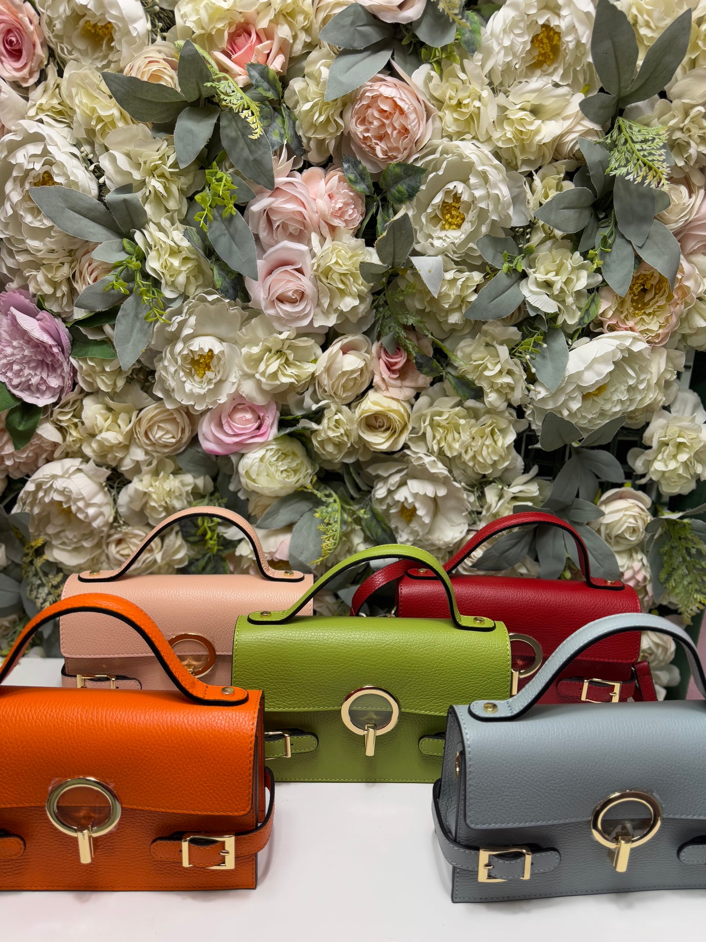 Geanta crossbody din piele naturala