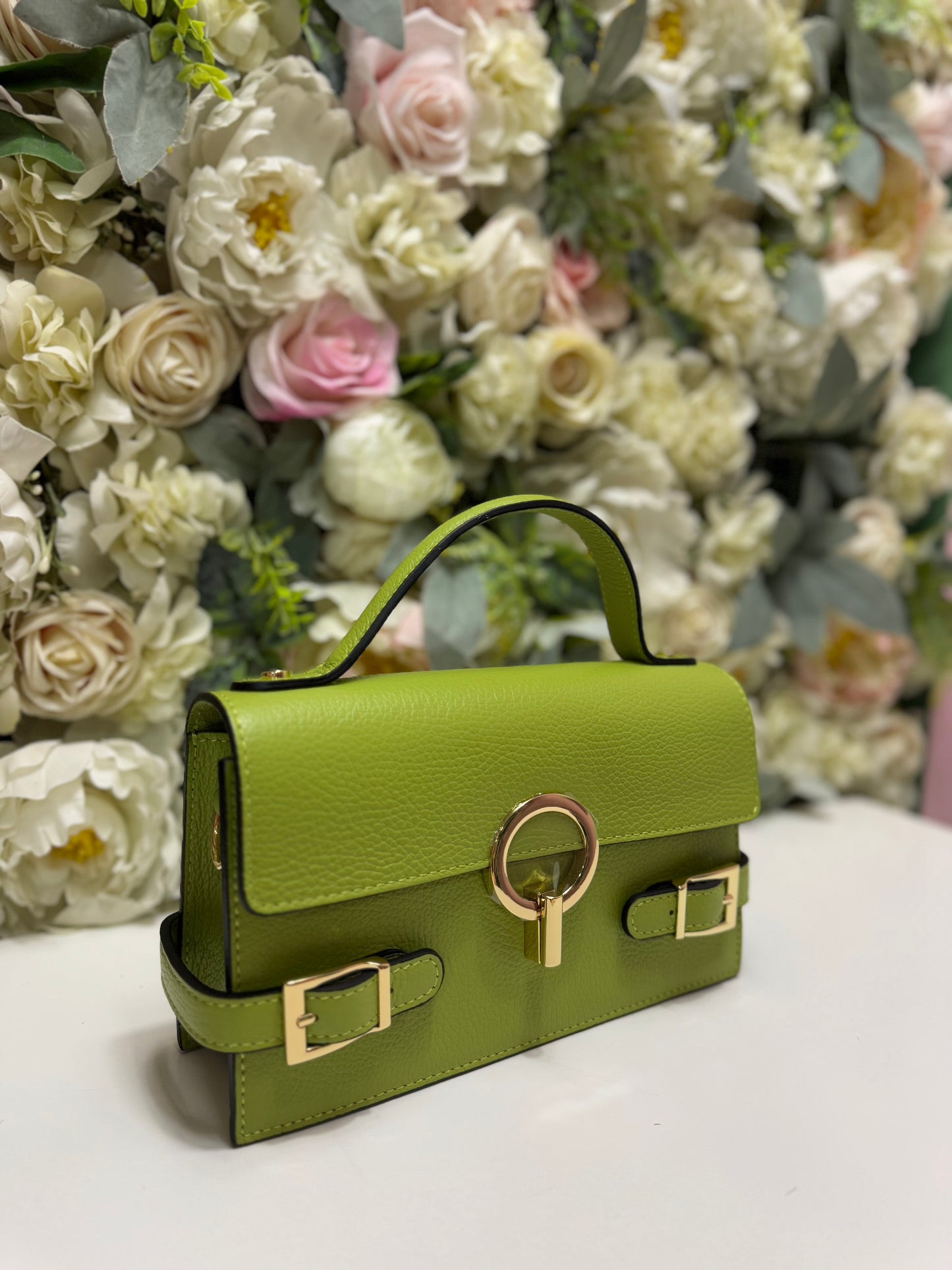 Geanta crossbody din piele naturala