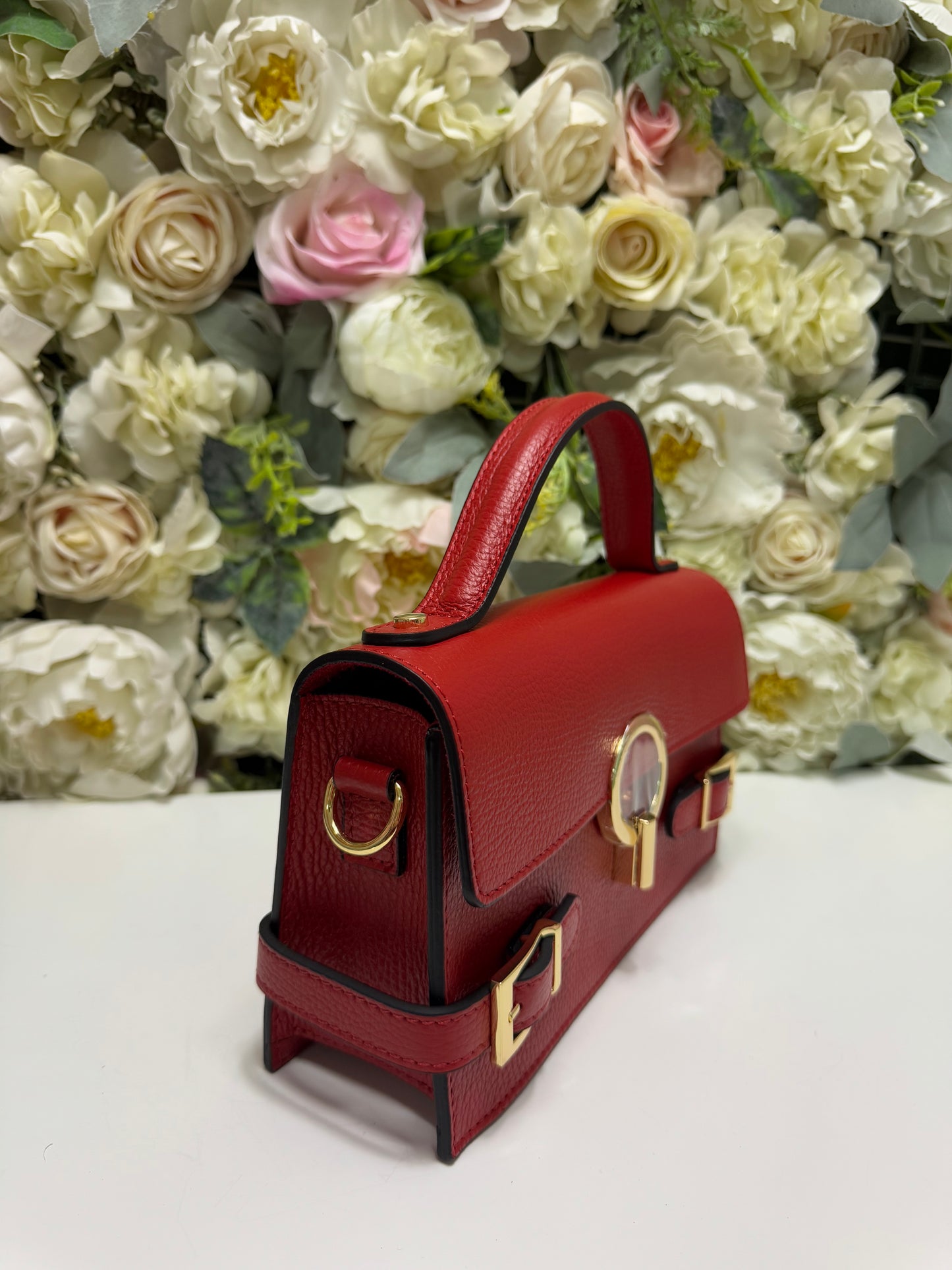 Geanta crossbody din piele naturala