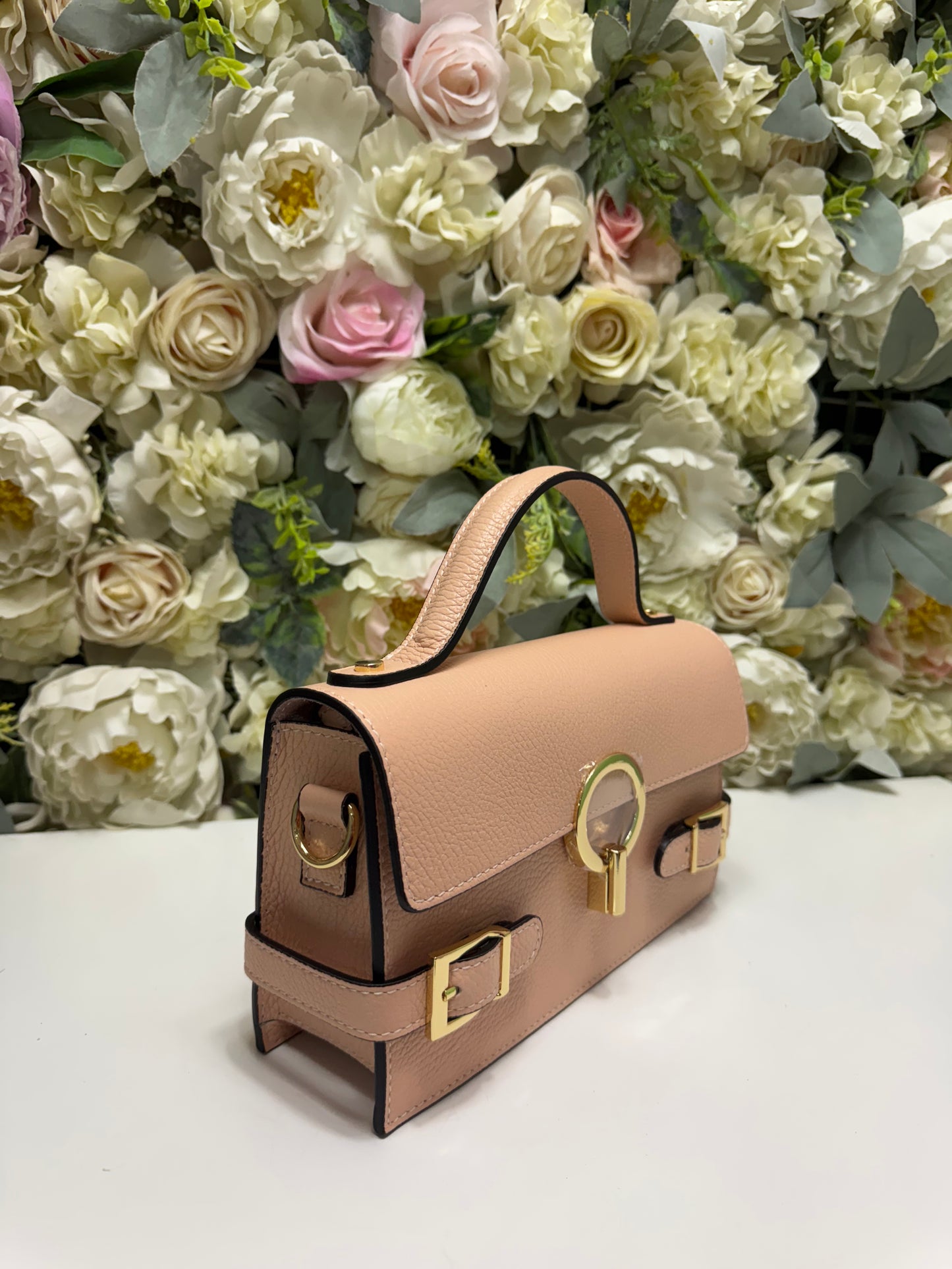 Geanta crossbody din piele naturala