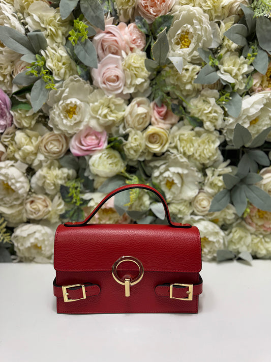 Geanta crossbody din piele naturala